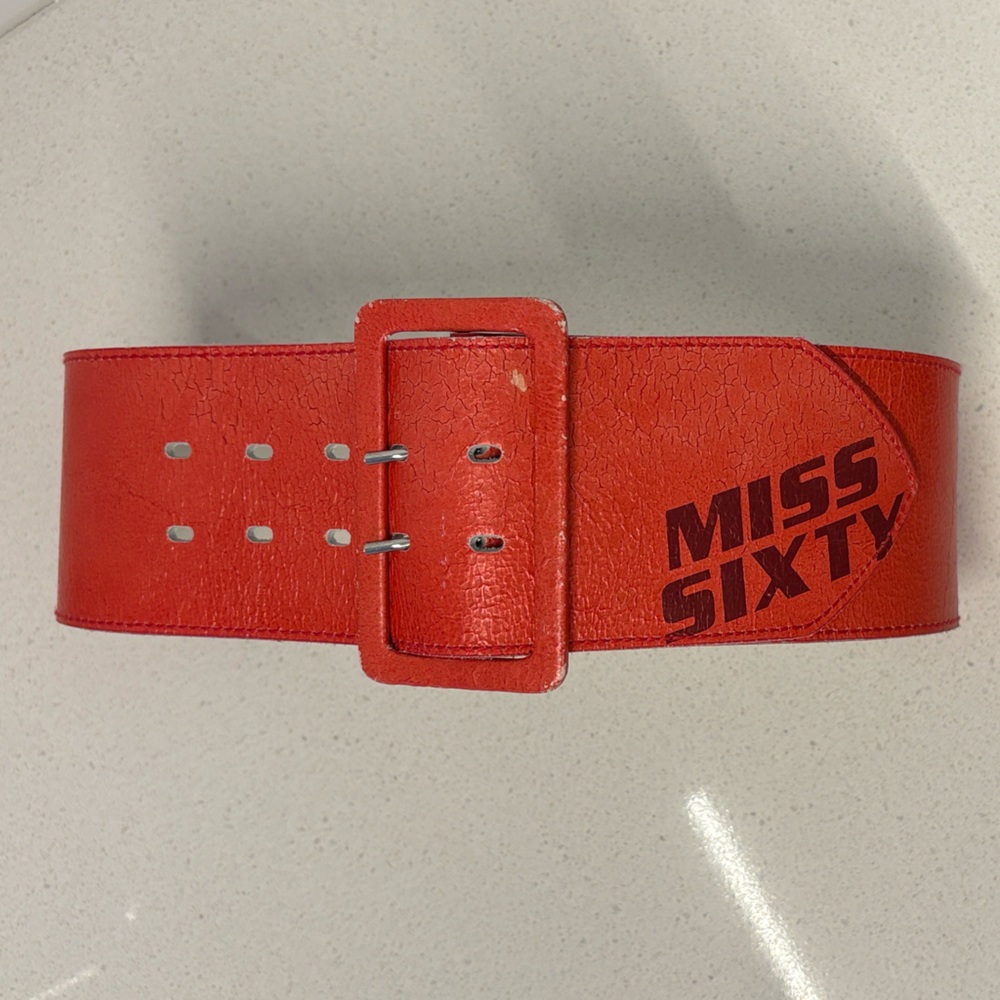 Miss Sixty Vibrant Coral Belt